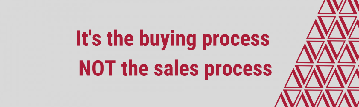The buying process: NOT the sales process 